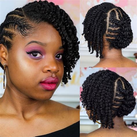 natural hairstyles with braiding hair|natural braid styles no weave.